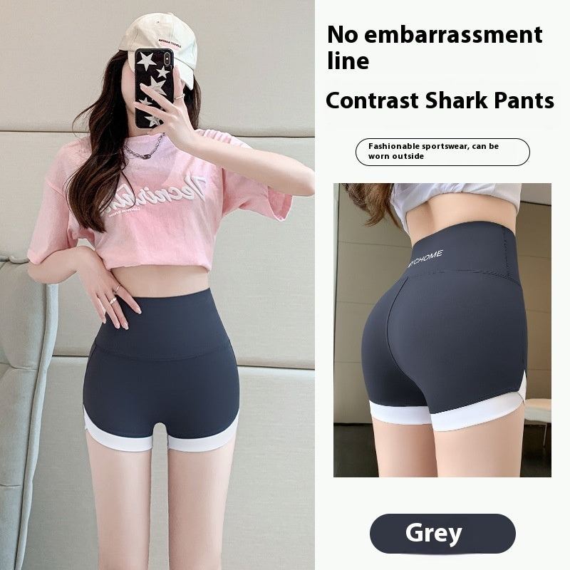 Pantalon requin à trois points, short de sport pour femmes