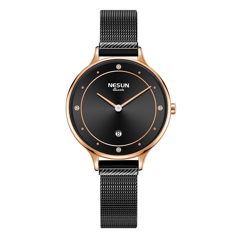 Ladies fashion simple quartz watch