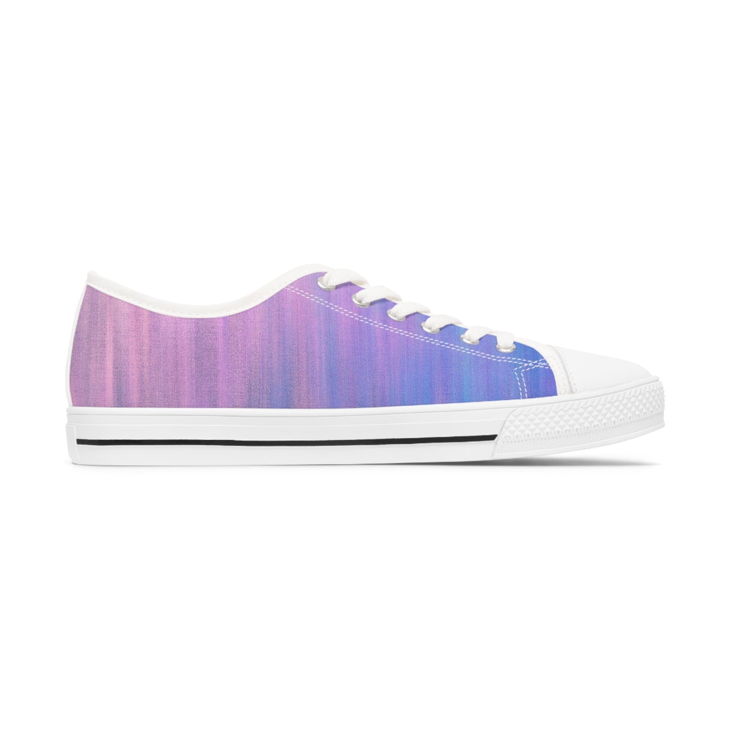 Blue & Purple Metalic - Inovax Woman's Low Top Sneakers