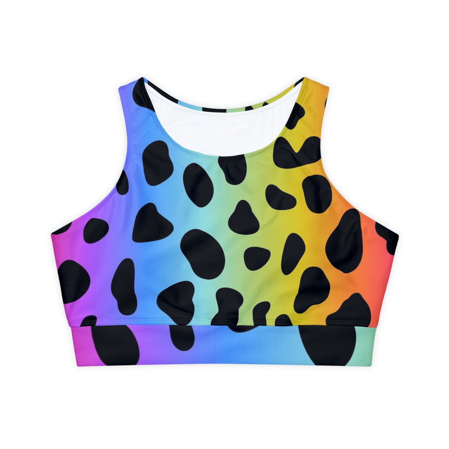 Colorful Jaguar - Inovax Padded Sports Bra