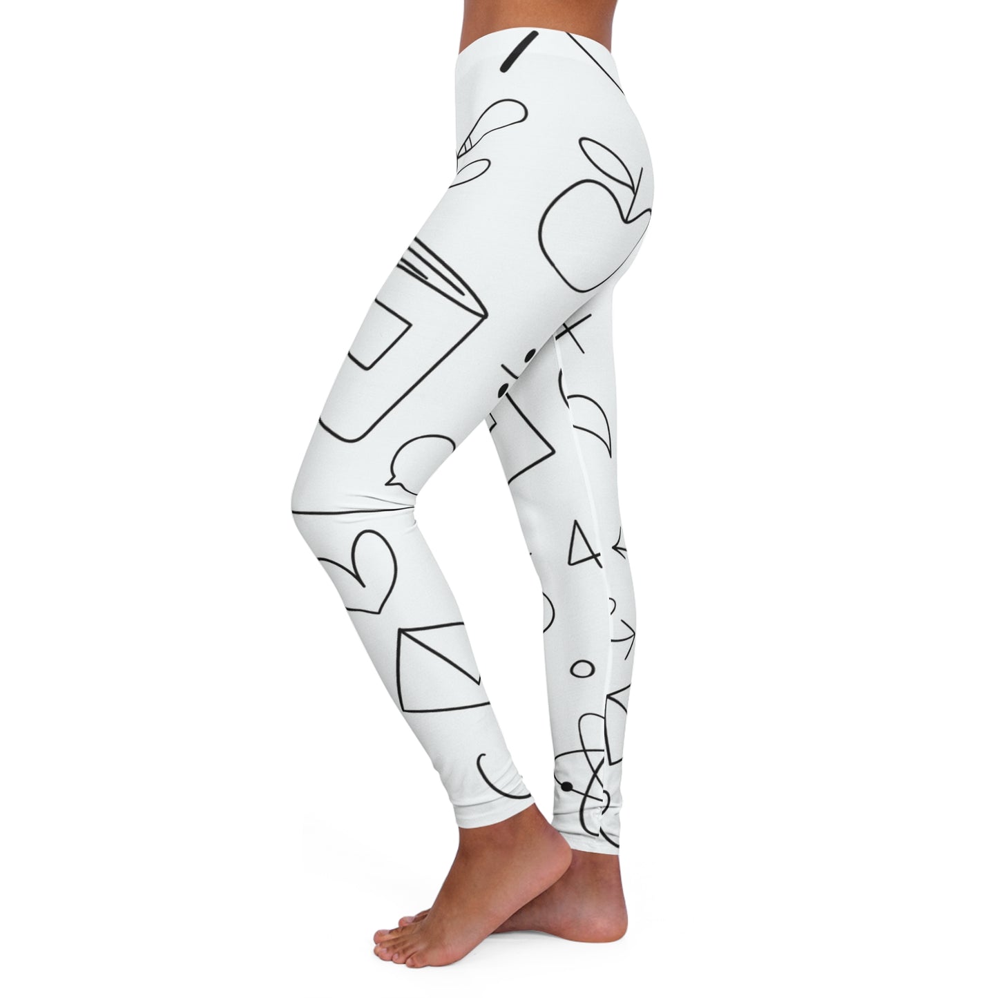 Doodle - Leggings de spandex para mujer Inovax