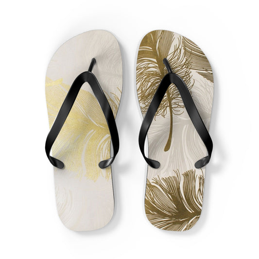 Golden Feathers - Inovax Flip Flops