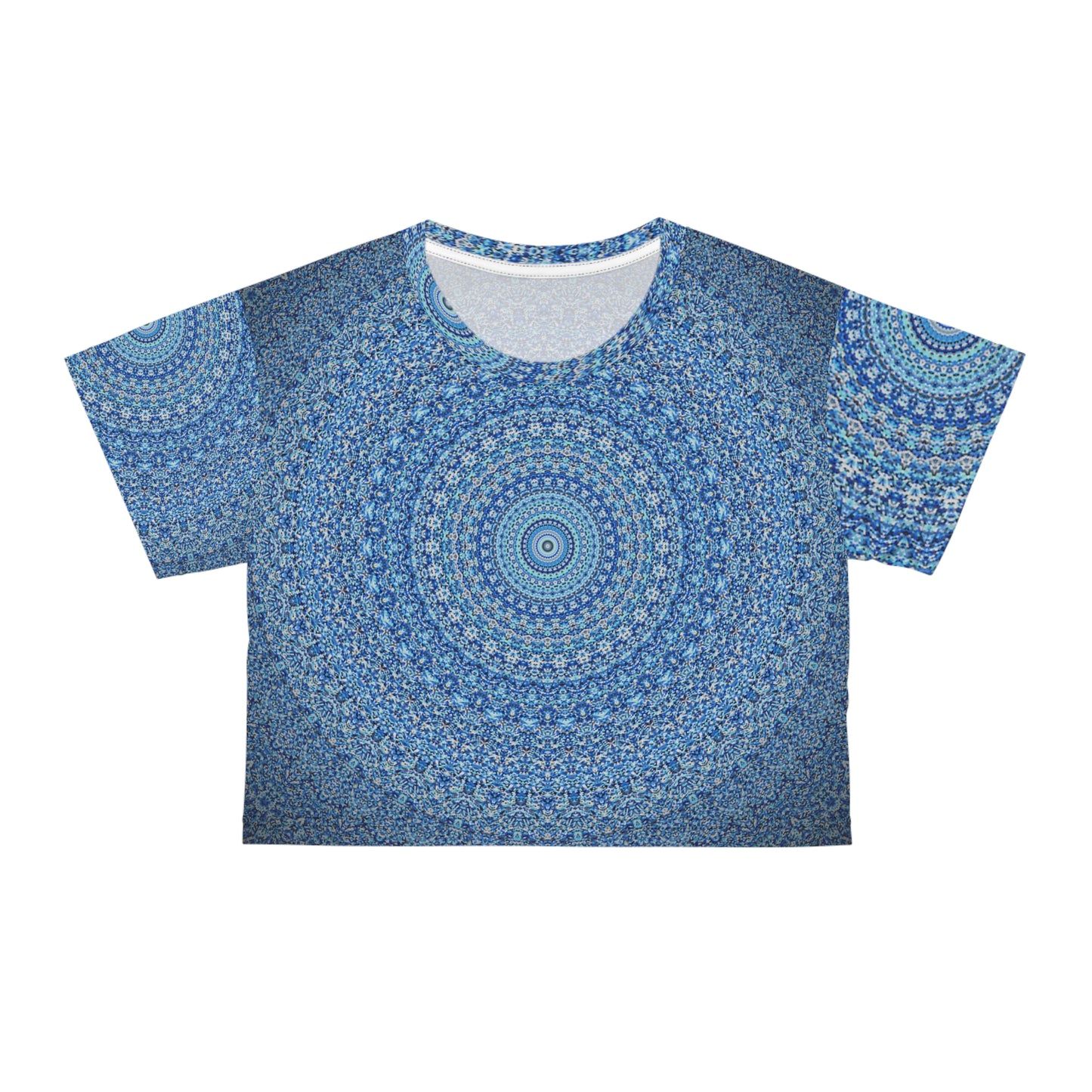 Mandala bleu - T-shirt court Inovax