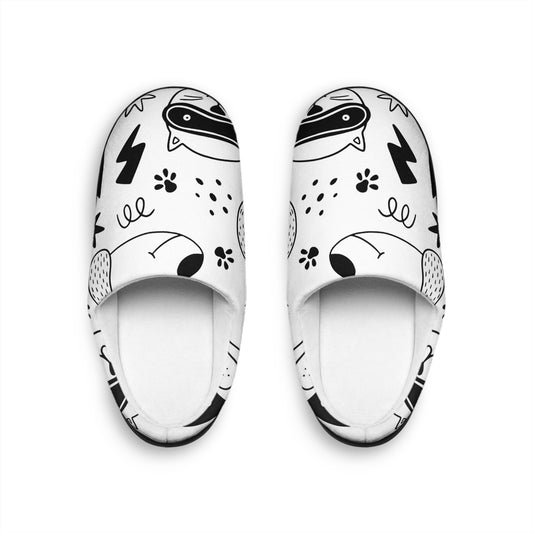 Doodle Dogs & Cats - Inovax Women's Indoor Slippers