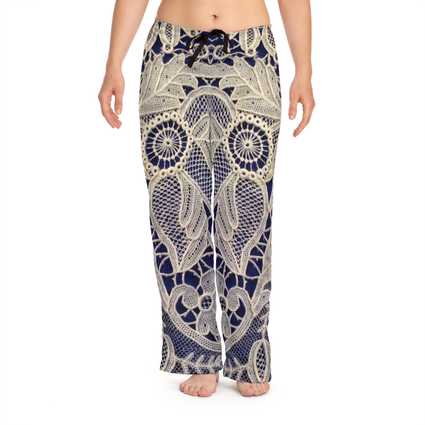 Golden and Blue - Inovax Women's Pajama Pants