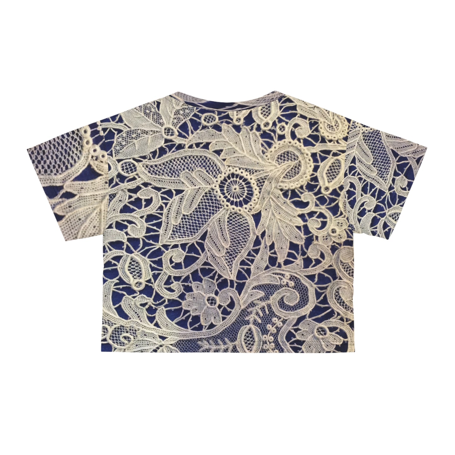 Golden and Blue - Inovax Crop Tee