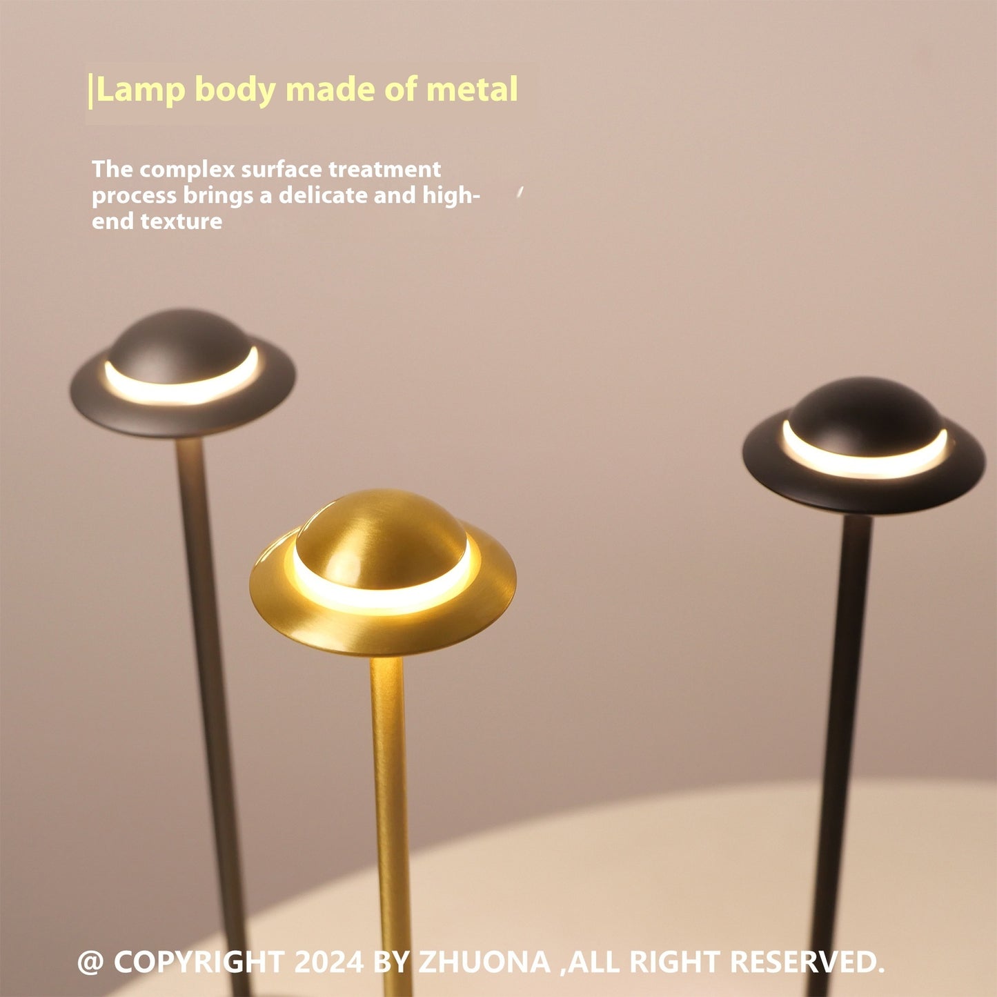 UFO Table Lamp Metal Personality Creative