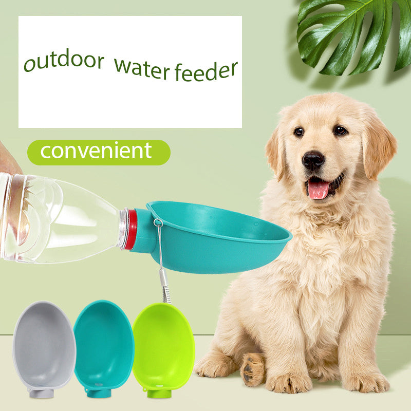 Bol à boire Portable pour chien, alimentation en eau en plein air pour animaux de compagnie, tasse d'eau extérieure, bouilloire pour petites races, produits pour animaux de compagnie