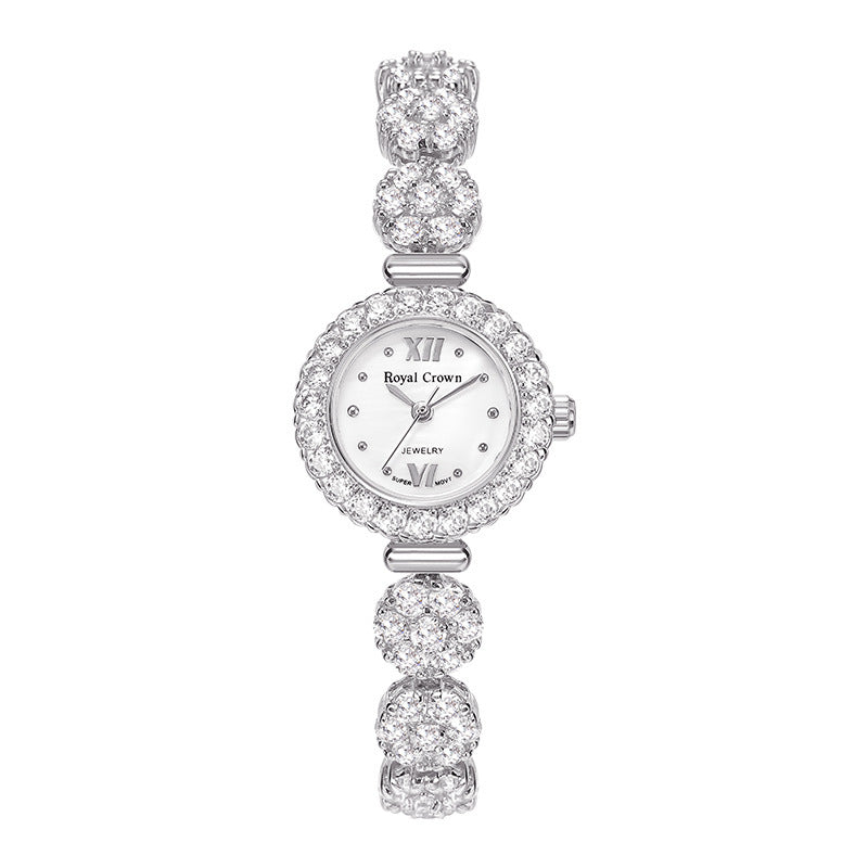 Montre Bracelet Quartz Pleine Étoile Diamant Montre Femme