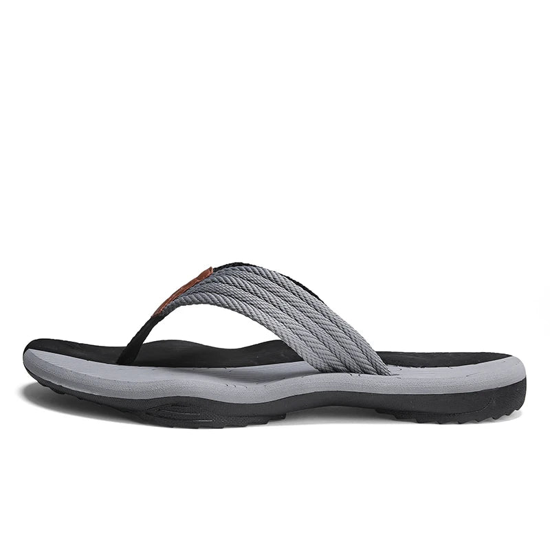 Jumpmore Shoes Men Flip Flops Fashion Mens Sandals Outdoor Soft Summer Slippers Size 39-45