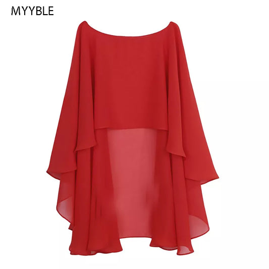 Womens Ladies Soft Wedding Capes Wedding Jacket Wraps Chiffon Shrug Bridal Bolero Long Shawl and Wraps Evening Wedding Cover Up