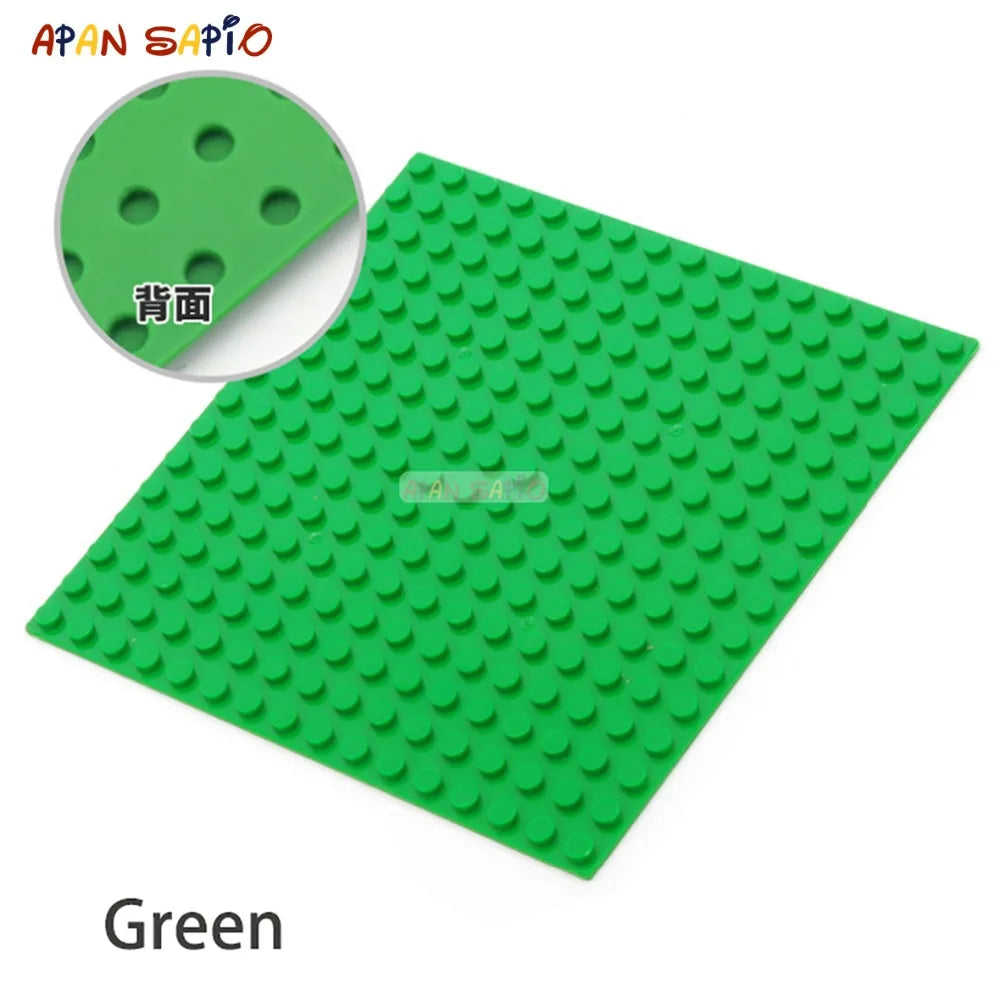 16X16 Dots DIY Building Blocks Baseplates Bricks Educational Assemblage Construction Toys for Children Compatible With Brand