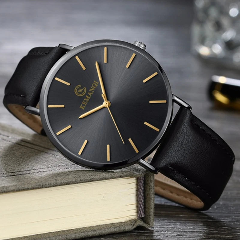 Reloj Masculino para hombre, relojes de marca superior de lujo, reloj ultrafino para hombre, reloj erkek kol saati reloj para hombre