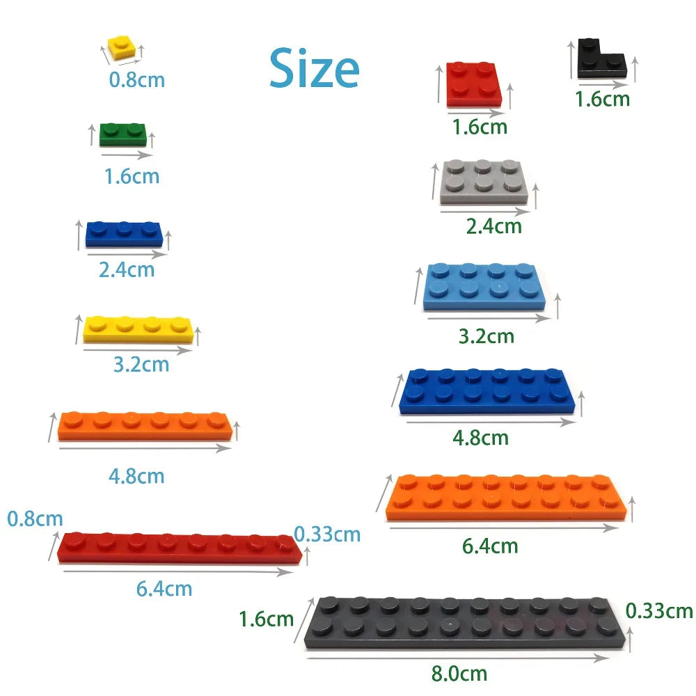 Blocs de construction à monter soi-même, 50 pièces, figurines murales épaisses, briques 1x4 points, taille créative et éducative, compatibles avec les marques de jouets pour enfants