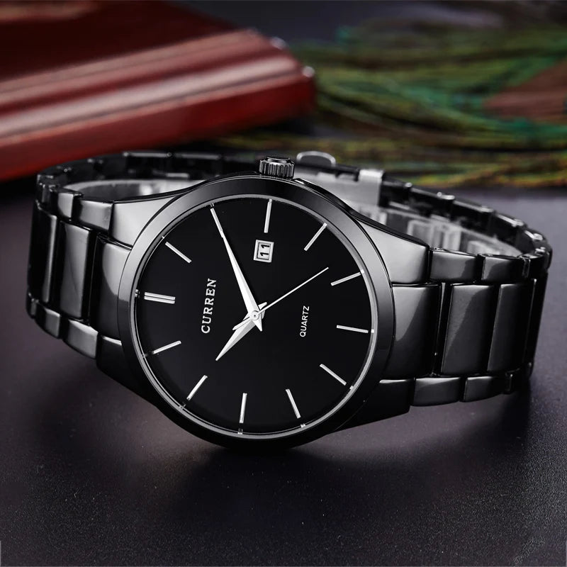 2018 Fashion CURREN Watches Sport Steel Clock Top Quality Military Men's Male Luxury Gift Wrist Quart Watches relogio masculino