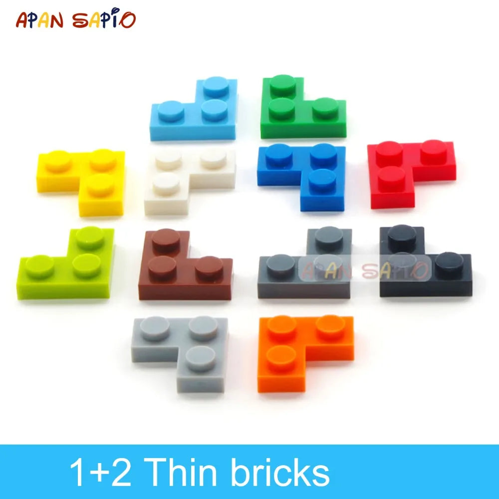 160pcs DIY Building Blocks Thin Figures Bricks 1+2 Dots Educational Creative Size Compatible With 2420 Plastic Toys for Children