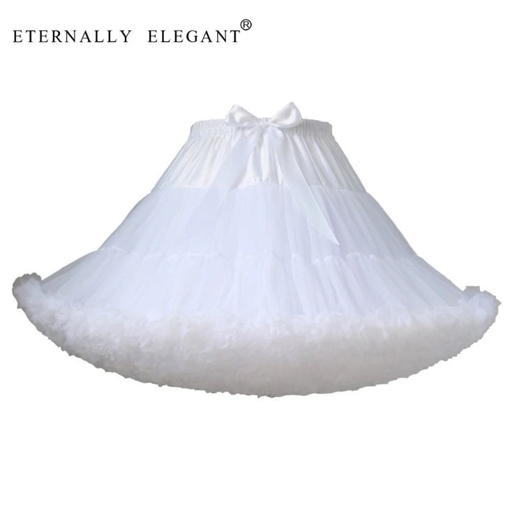 Jupons chauds Lolita Cosplay mariée Crinoline dame filles sous-jupe pour fête blanc noir Ballet danse jupe Tutu