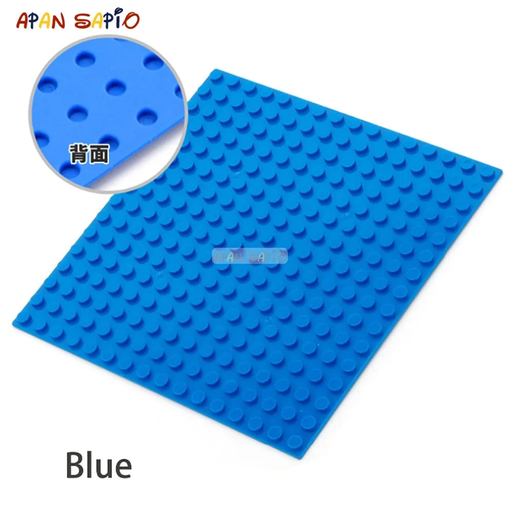 16X16 Dots DIY Building Blocks Baseplates Bricks Educational Assemblage Construction Toys for Children Compatible With Brand