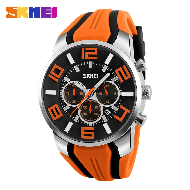 Montres hommes marque de luxe SKMEI chronographe hommes montres de sport étanche mâle horloge Quartz montre pour hommes reloj hombre 2018