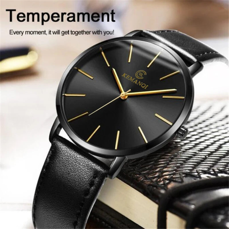 Reloj Masculino para hombre, relojes de marca superior de lujo, reloj ultrafino para hombre, reloj erkek kol saati reloj para hombre