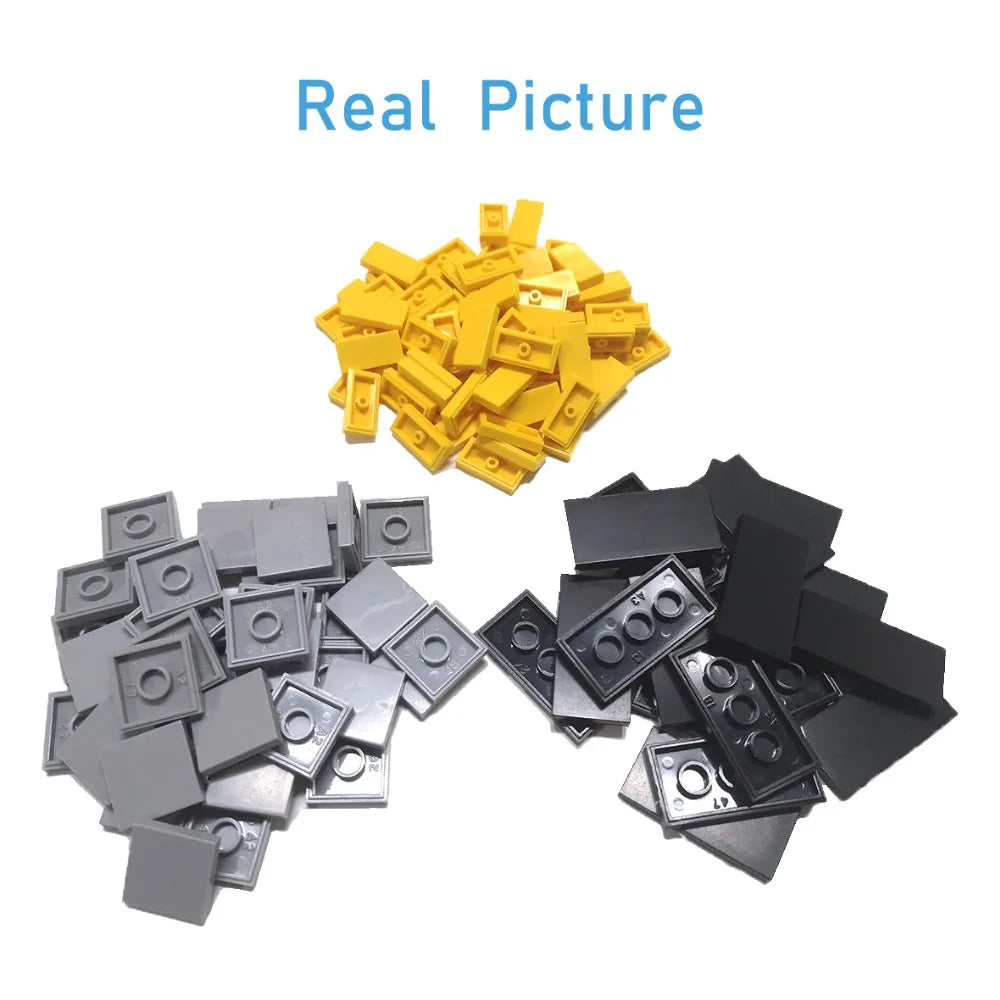 200pcs DIY Building Blocks Figure Bricks Ceramic Tile 2x2 Educational Creative Size Compatible With 3068 Toys for Children