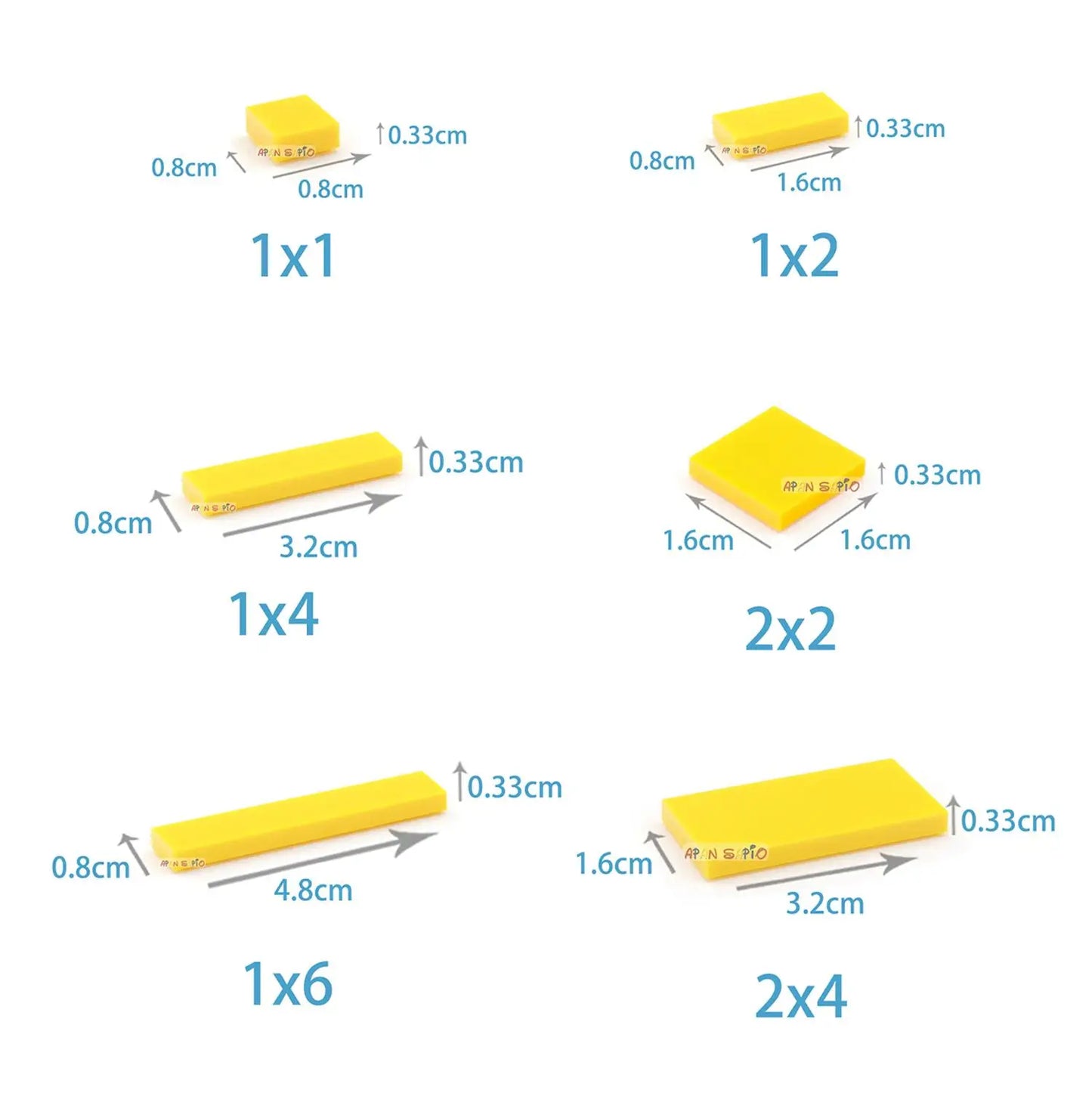 100 Uds DIY bloques de construcción figuras delgadas ladrillos lisos 1x4 puntos juguetes creativos educativos para niños tamaño Compatible con 2431