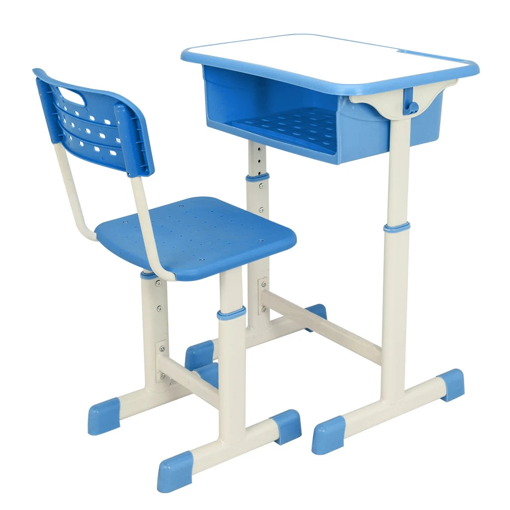 Bureau d'étudiant et Kit de chaise réglables en deux couleurs, ensemble de Table d'étude pour enfants, bureau d'étude pour enfants, bureau d'étude pour les devoirs