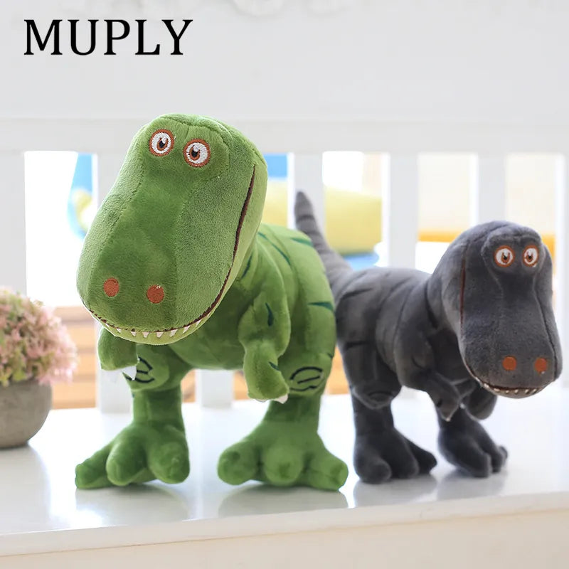 1pc 40-100cm nuevo dinosaurio juguetes de peluche Muply tiranosaurio de dibujos animados lindo juguete de peluche muñecas para niños regalo de cumpleaños