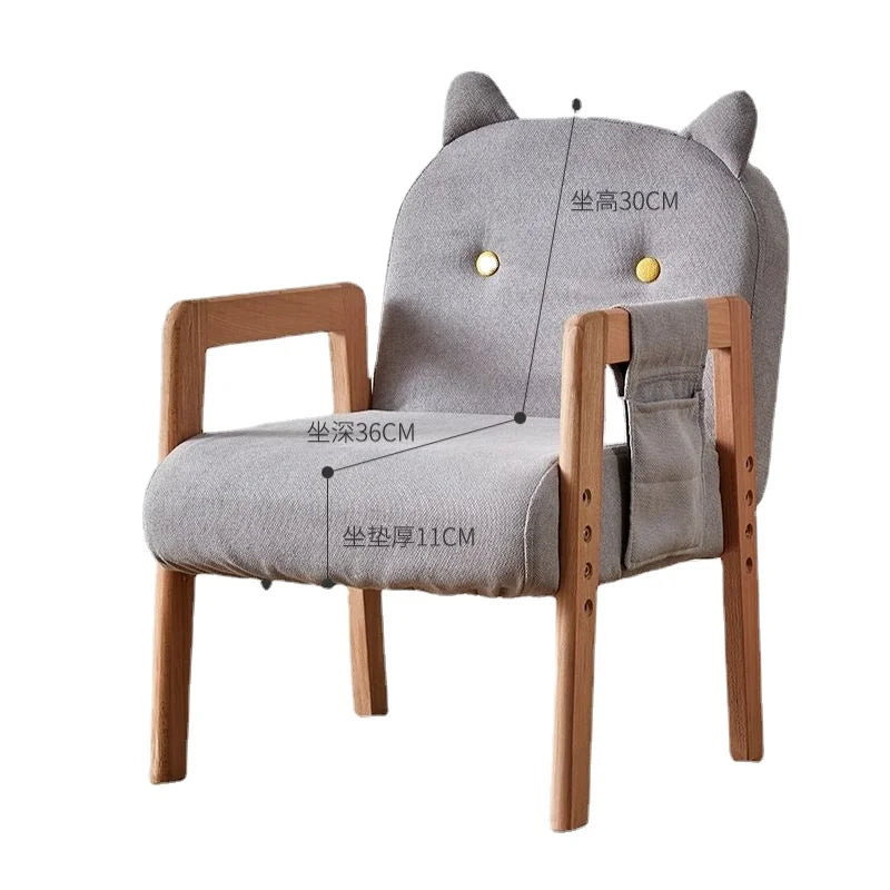 Cute Children Stools Adjustable Multifunctional Kindergarten Backrest Chair Seat Stool Pouf Enfant Kids Drawing Footstool AA50SF