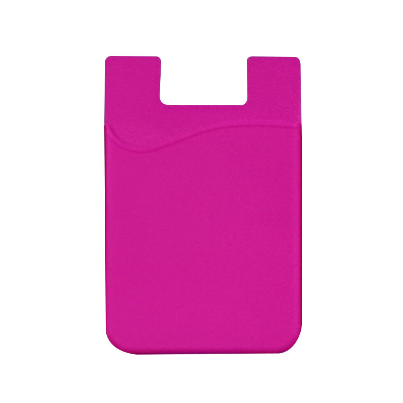 Porte-carte collé au dos pour téléphone portable en silicone