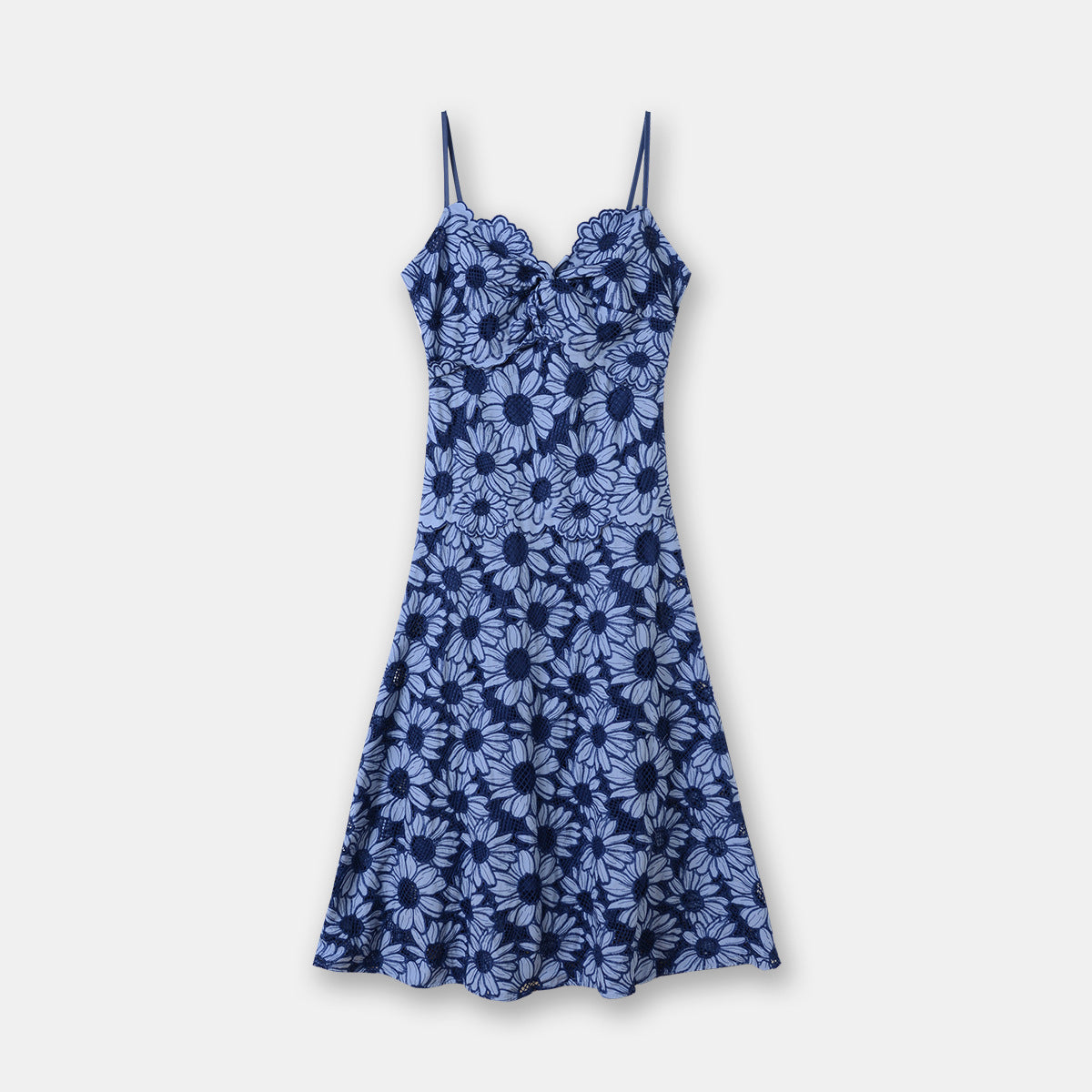 Robe à bretelles Little Daisy en trois dimensions pour femme, nouvelle collection d'été, chic à la française