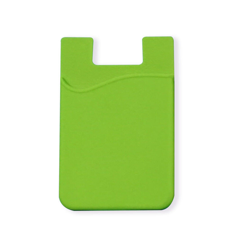 Porte-carte collé au dos pour téléphone portable en silicone