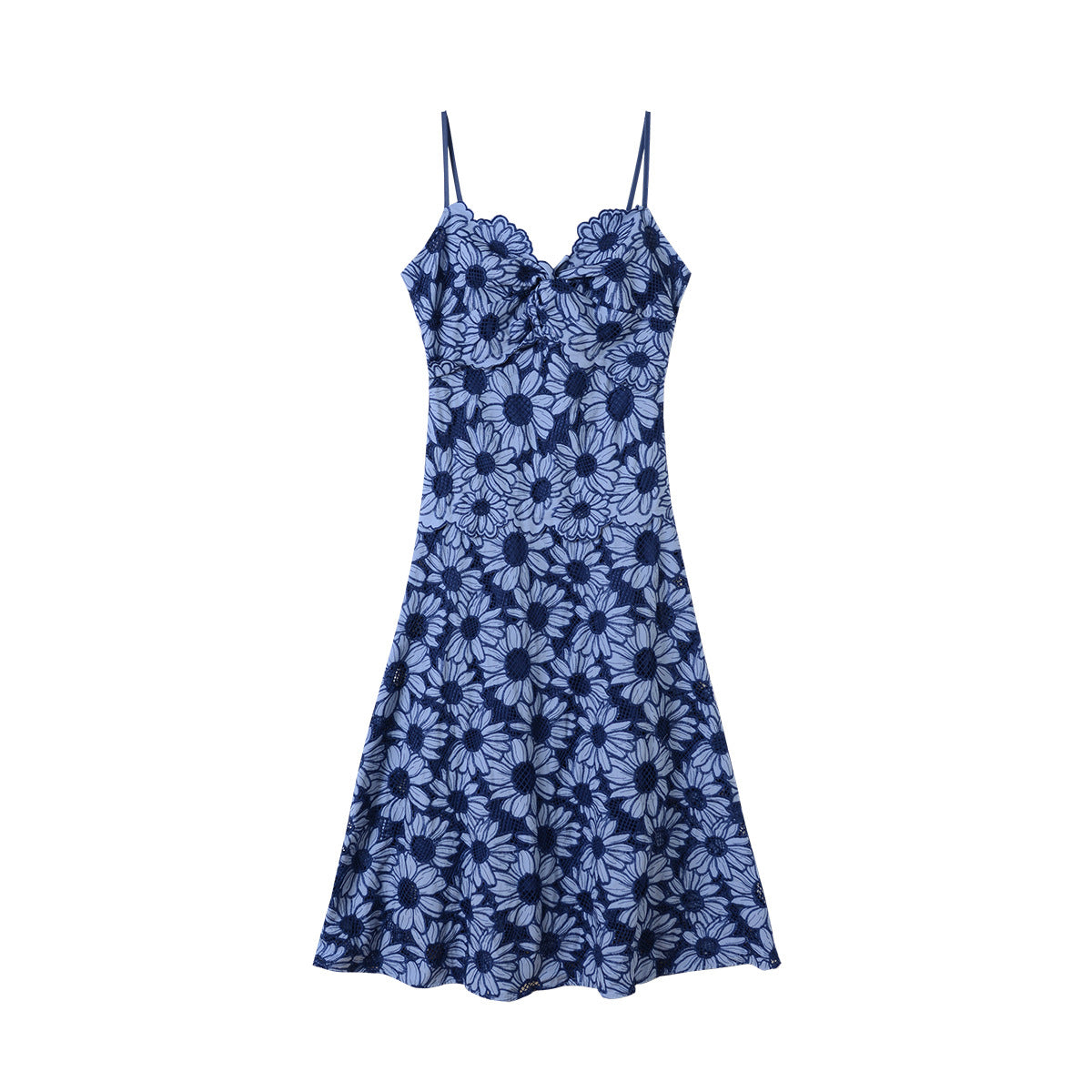 Robe à bretelles Little Daisy en trois dimensions pour femme, nouvelle collection d'été, chic à la française