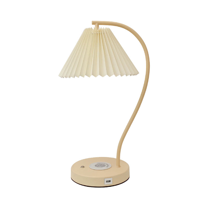 Cream Wind Mobile Phone Wireless Charging Lamp