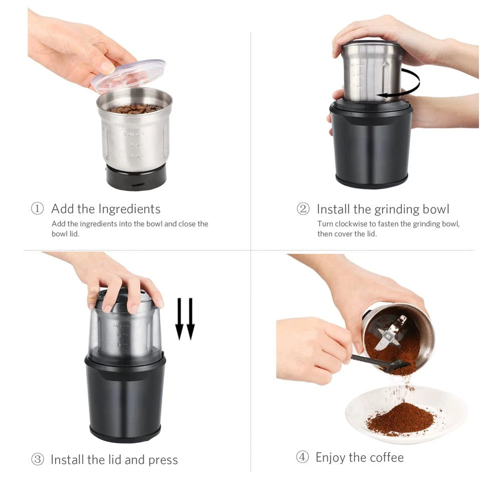 Coffee grinder Coffee grinders Grinders for kitchen Spice grinder Garlic crusher Cafeteira Portable coffee Spice grinder machine