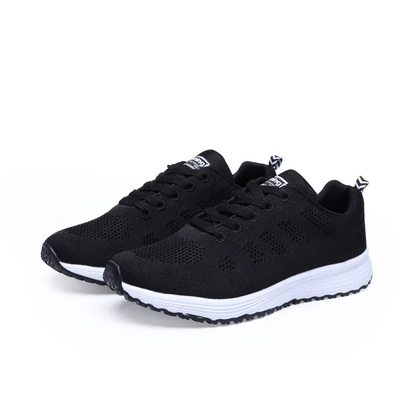 Zapatos planos informales para mujer, zapatillas transpirables de malla de aire, zapatos de mujer, zapatillas de deporte para mujer, Tenis femeninos de cesta