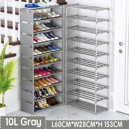 2022Plastic Space Saving Shoe Rack Shoes Organizer Rotary Shoe Cabinet Shoerack Shoe-shelf Chessure Furniture Cabinets Cupboards