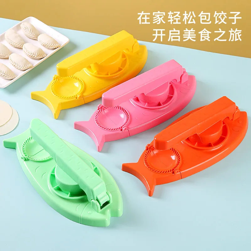 2 In 1 Manual Dumpling Maker Kitchen Household Wrapper Modeling Ravioli Machine Dumpling Mold Dough Device Kitchen Tool Gadgets