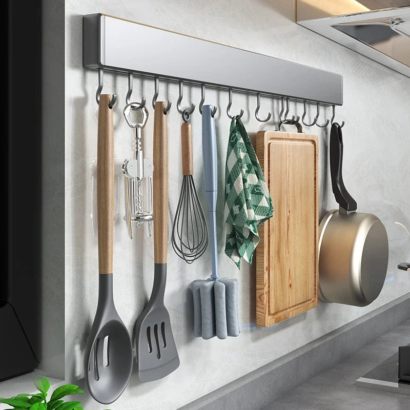 Armoire de cuisine murale, support de rangement, porte-cuillère, organisateur de spatule, étagères pour planche à découper, accessoires pour ustensiles de cuisine