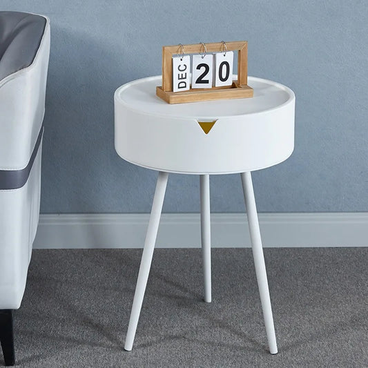 Stylish & Compact 40cm Table: Versatile Bedside/Coffee Use, Modern Design, Easy to Clean