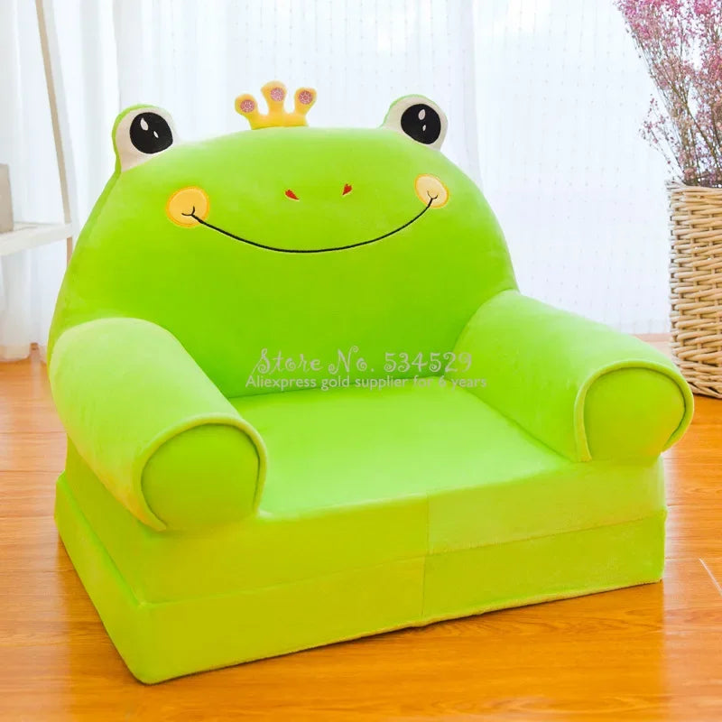 Disassembled Washed Kids Sofa Fashion Children Folding Cartoon Cute Baby Mini Sofas Kindergarten Babies Seat