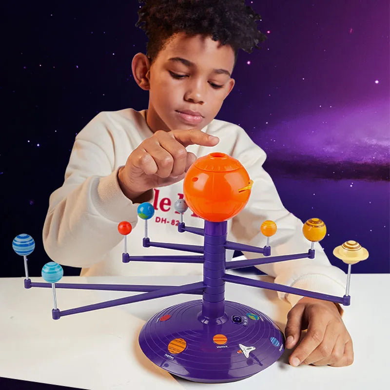 Proyector Montessori Juguetes Sistema Solar Planetas Para Niños Tecnología Gadget Modelo Niños Juguetes Educativos Juguetes Científicos Novedosos