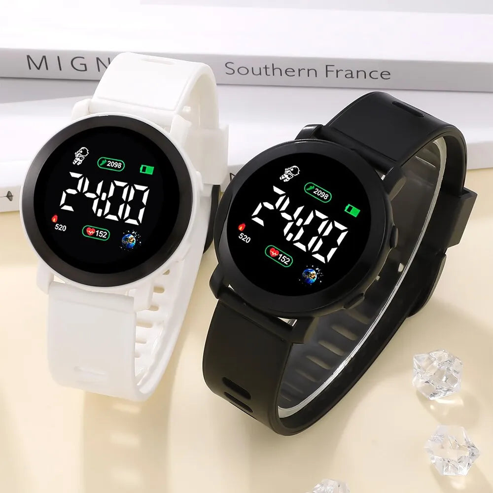 Relojes de pareja Reloj Digital LED para Hombres y mujeres Reloj deportivo militar de silicona Reloj electrónico Hodinky Reloj Hombre