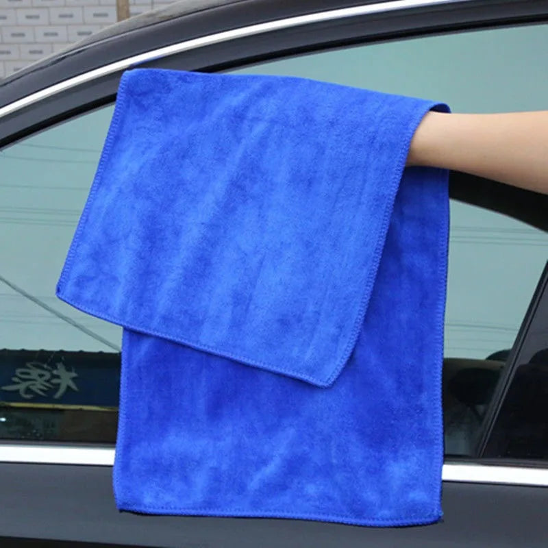 Serviettes en microfibre, 1 à 20 pièces, chiffon de séchage pour lavage de voiture, chiffons de nettoyage ménager, chiffon de polissage pour détails automobiles, outils de nettoyage pour la maison