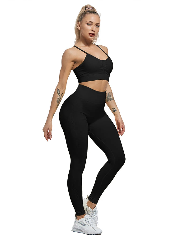 Femmes Leggings bulle bout à bout Fitness Legging mince taille haute Leggins Mujer sans couture Fitness Legging