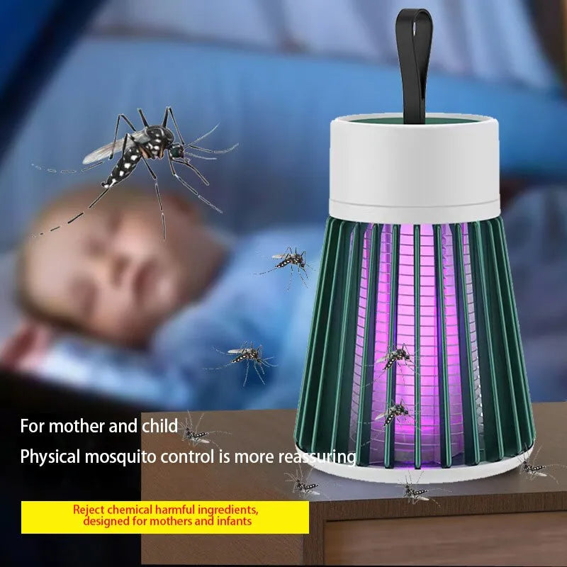 Electric Shock Mosquito Killer Lamp UV Light Anti Mosquito Trap Outdoor Camping Lighting USB Recharge Mosquito Repellent Lights