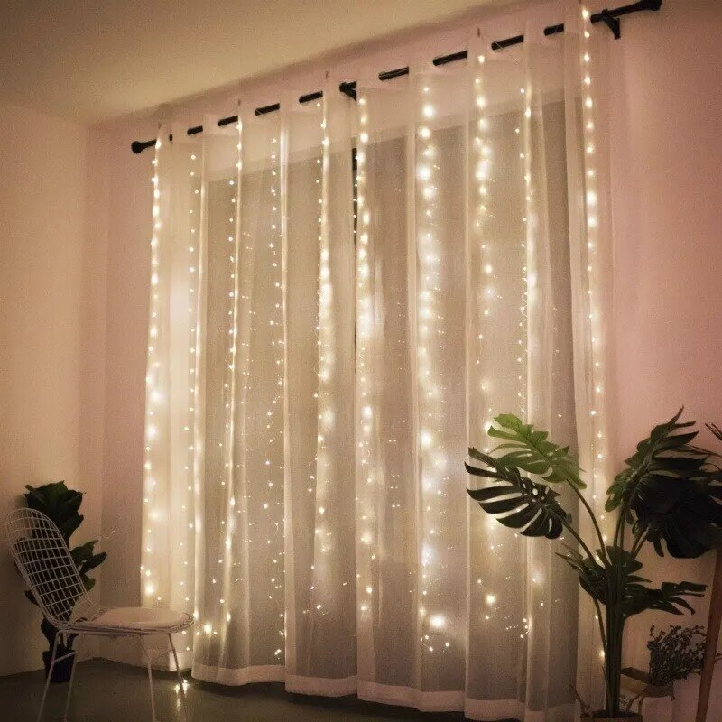 Curtain Light Copper Wire Light Bedroom Star Atmosphere Light USB