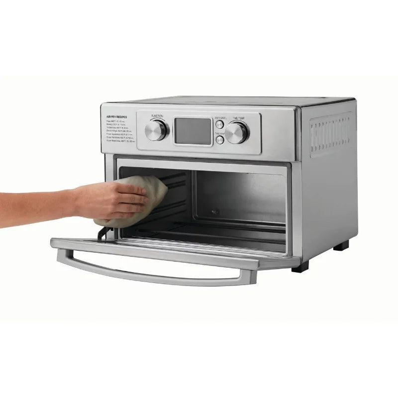 Farberware Air Fryer Toaster Oven, Stainless Steel, Countertop air fryers  kitchen accessories