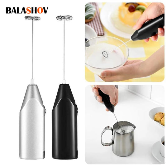 Batidora eléctrica inalámbrica, Espumador de leche, batidor para café, batidor de huevos, Mini Espumador, agitador con mango, máquina para capuchino, herramientas de cocina