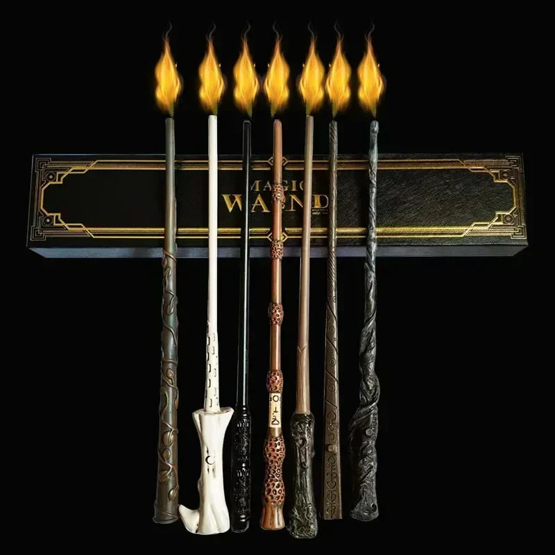 Baguettes de magicien qui peuvent tirer des boules de feu, accessoires de jeu de rôle animé, baguettes de boule de feu, jouet magique pour enfants, ornements de maison, décoration